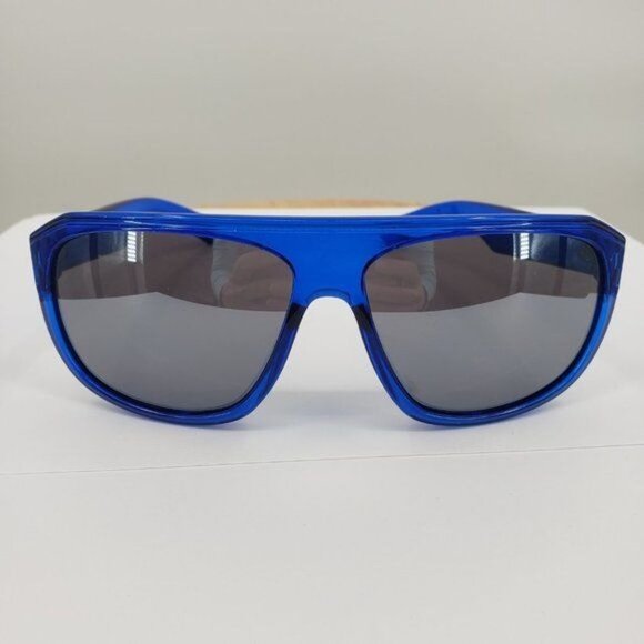 UVEX Sport Polarized Sunglasses LGL 2 Blue Transparent Frame Silver Lens NWT - Picture 3 of 11